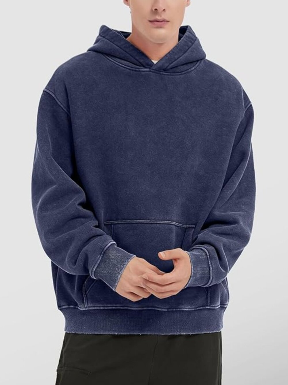 FAIABLE Fade Craft Acid Wash Men’s Hoodie Oversized PullOver XL NEW